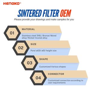 Titan bột inconel hastelloy monel hợp kim bột lọc SS 316 thiêu kết lọc kim loại thiêu kết bộ lọc cho tầng sôi - Product Image 3