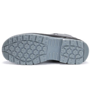 JIANKUN-Chaussures de sécurité ESD en cuir de vachette, anti-écrasement/perforation, antistatique, pour hommes, avec bottes de travail à bout en acier, usine électronique - Product Image 3