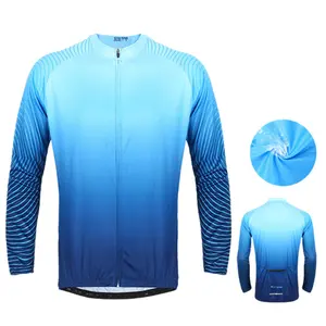 Chemises de cyclisme respirantes à l'humidité pour hommes OEM Maillot de vélo de montagne personnalisé Fournisseur de chemises pour hommes