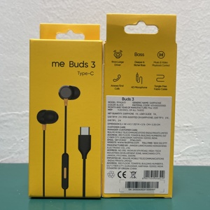Tai nghe Type-C chính hãng phù hợp với tai nghe có dây micro độ nét cao dòng cổ điển realme Buds - Product Image 6
