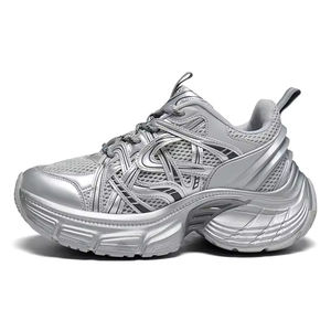 Nouvelles chaussures de course montantes printemps 2025, légères et intemporelles, chaussures de sport décontractées pour hommes avec semelles souples - Product Image 1