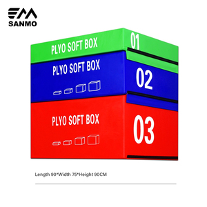Nhà Máy Giá Workout thể thao mềm <span class=keywords><strong>plyometric</strong></span> Tập Thể Dục Đào Tạo nhảy hộp mềm bọt Plyo hộp có thể điều chỉnh tiến bộ vaulting hộp - Product Image 6
