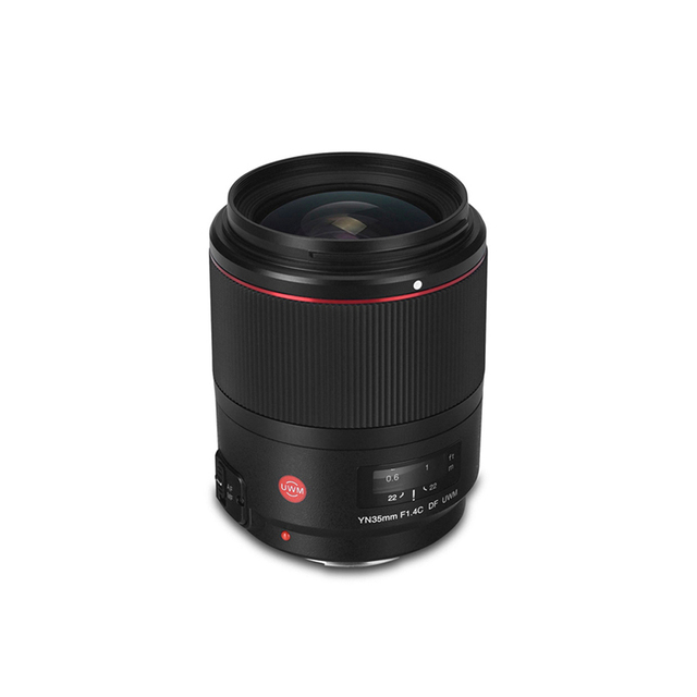 YONGNUO YN35mm F1.4C DF UWM Wide Angle Prime Lens for Canon DSLR Camera 35mm F1.4 DF UWM Ultrasonic Wave Motor Wide-Angle AF MF