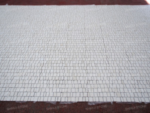 SH STONE <span class=keywords><strong>Mosaico</strong></span> di Lusso in Pietra Calcarea Beige Myra Levigata con Design a Rete per Rivestimenti di Pareti in Hotel, Piscine e Spa - Product Image 5