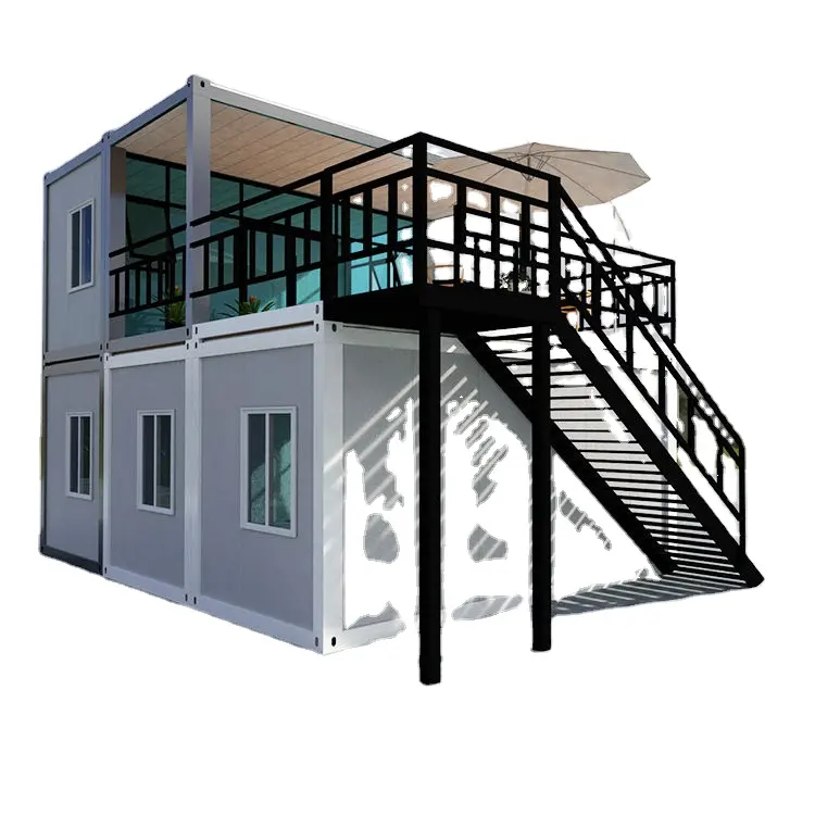 Garden Building Construction Cheap Mobile Office Flat Pack Prefab Shipping Casa Cubica Container Homes Florida 40ft Luxury House