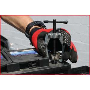 KS TOOLS-700,1164 Extractor de terminal de poste universal 2 brazos con mango-CARGA DE BATERÍA EAN 4042146579732 - Product Image 2