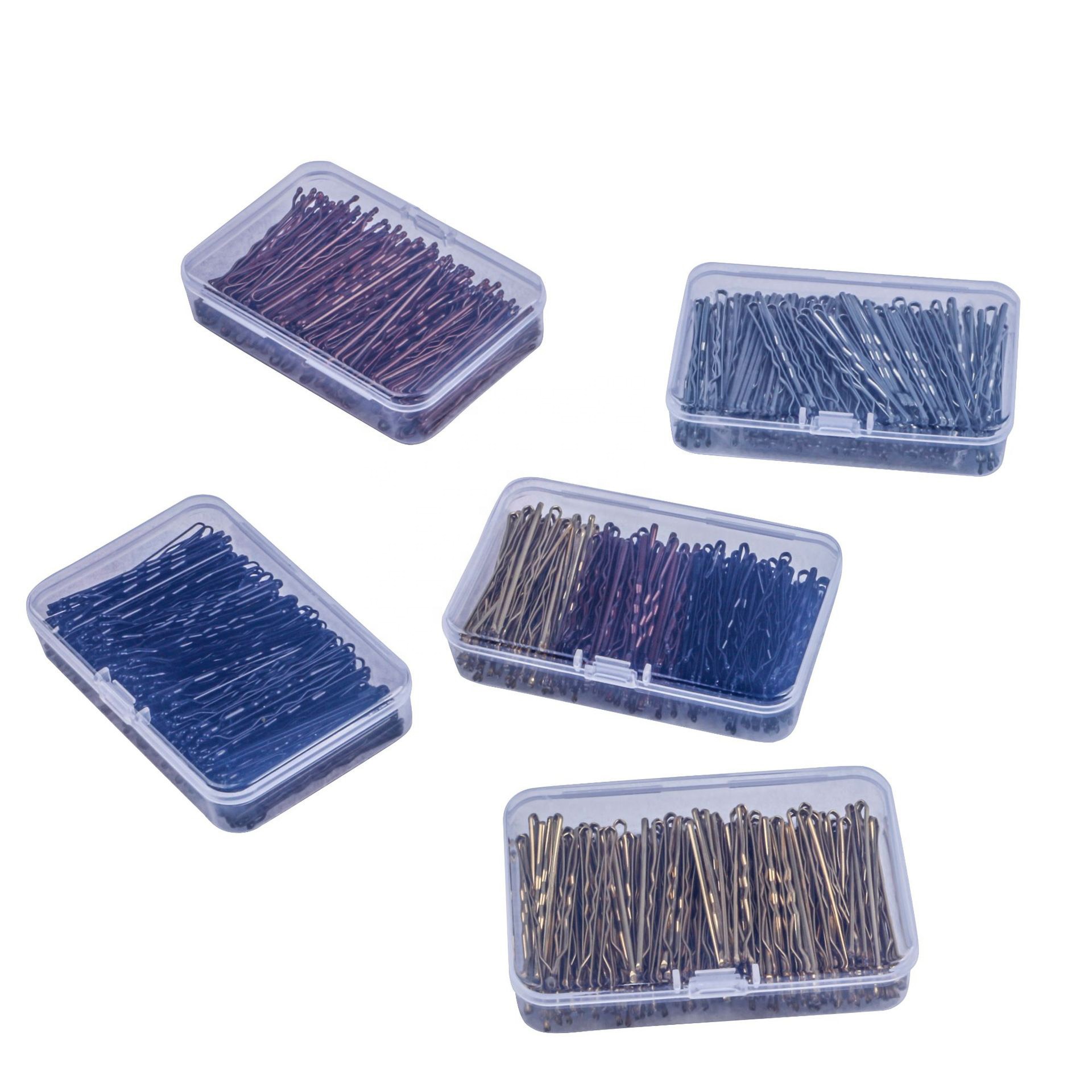 Box Custom Премиум заколка Боб черный золотой светлый крепкий металлический захват волнистые заколки для волос U-образные заколки для волос оптом заколки для булочки салон