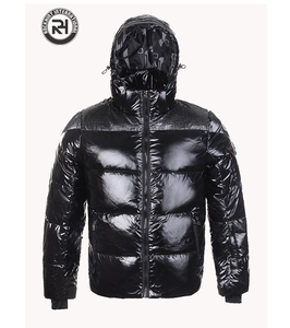 Doudoune d'hiver personnalisée de haute qualité pour hommes avec col montant et logo avant respirant et séchage rapide pour garder au chaud - Product Image 4