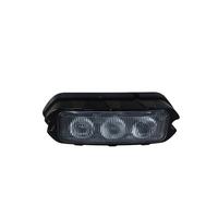 Luz de Advertencia LED Estroboscópica de 12V y 3 LED, con Certificación CE y SAE, para Montaje en la Superficie de la Parrilla o el Tablero de Vehículos de Emergencia