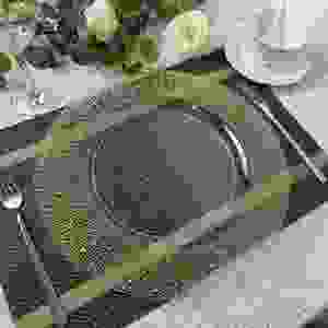 Assiettes de présentation élégantes pour mariage - Assiettes décoratives pour banquets et événements de service - Product Image 1