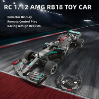 Nouvelle voiture miniature en plastique RC 1/12 AMG RB18 Mclaren F1, modèle de voiture de course avec batterie au lithium, simulation de course, cadeau pour enfants