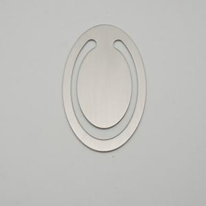 Marcapáginas de Metal de Acero Inoxidable de Alta Calidad con Diseño Personalizado de Logotipo, Clip para Libros con Broche a Presión para Regalos Publicitarios - Product Image 4