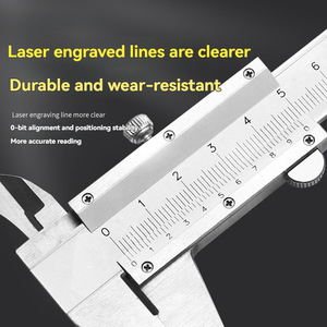 Vernier Mecânica Caliper 150/200/300mm Resolução de Aço de Alta Precisão 0.01mm +/-0.02mm De Aço Inoxidável - Product Image 4
