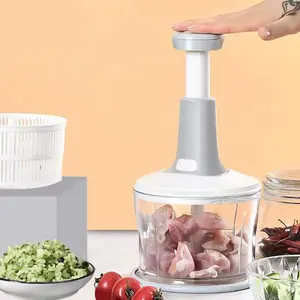 Household Manual Vegetable Mincer Kitchen Food Chopper Mini Food Processor Press Meat Cutter Grinders