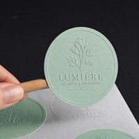 Etiquetas de Vinilo con Logotipo en Relieve Personalizadas de Lujo, Ecológicas, para Envases de Champú, Lápiz Labial y Perfume