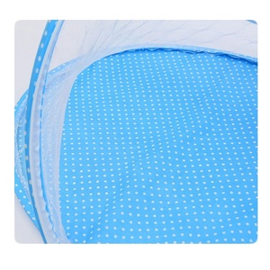 Portable Foldable Baby Bed <b>Net</b> Polyester Newborn Sleep Travel (Pink) - Product Image 6
