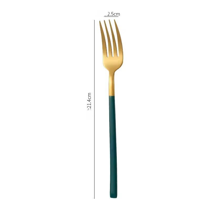 Or avec fourchette verte