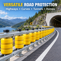 Barrière rotative de sécurité routière pour virages dangereux, haute qualité, galvanisée à chaud, protection IP33, Q235/Q355 YINGHUI