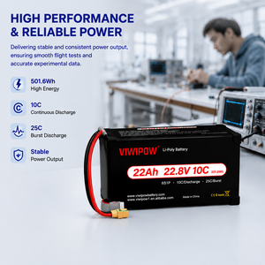 Baterai Lithium 22Ah 10C High Rate dengan Daya Tahan Lama untuk Drone, Cocok untuk Kompetisi Inovasi Pemrograman Drone, Pengajaran, dan Pelatihan - Product Image 2