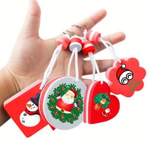 Christmas Promotional <b>Gift</b> EVA Foam Floating Heart-Shaped Carabiner Keychain - Product Image 1