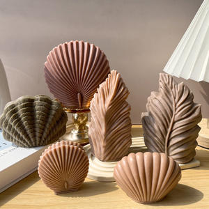 Moules à bougies en <span class=keywords><strong>silicone</strong></span> 3D DIY Sea Shell Scallop Coral Moules à bougies manuels en <span class=keywords><strong>silicone</strong></span> pour l'aromathérapie pour la fabrication <span class=keywords><strong>de</strong></span> bougies - Product Image 5