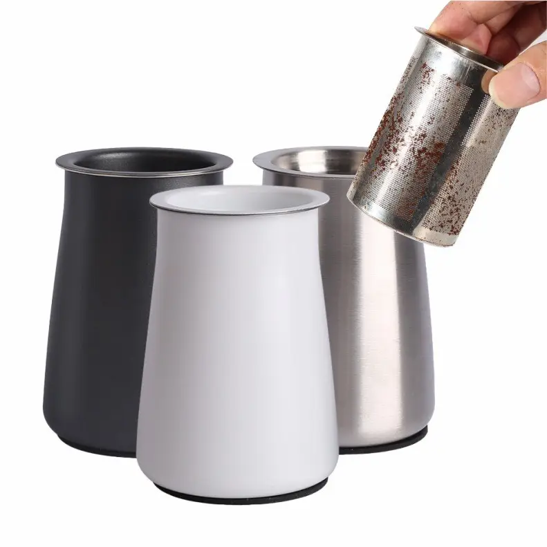304 paslanmaz çelik kahve elek değirmeni toz alıcı el kızarma filtre Aroma fincan ince filtre filtrasyon