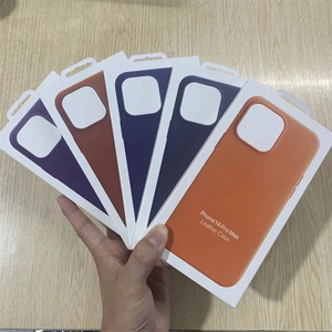 Ốp lưng điện thoại da cao cấp, nam châm từ tính, in logo tùy chỉnh, chất liệu PU an toàn cho iPhone 14, 15, 16 Pro - Product Image 1