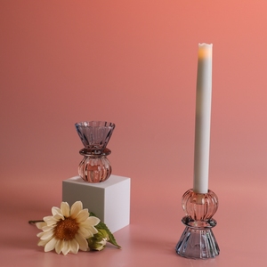 Portacandele Home Decor <span class=keywords><strong>2023</strong></span> nuovo arrivo colorato gradiente rampa portacandele per cono candela di vetro natale - Product Image 4