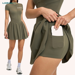 Tenue <span class=keywords><strong>de</strong></span> tennis pour femmes LORISOW avec short intégré, <span class=keywords><strong>robe</strong></span> légère pour le padel et le <span class=keywords><strong>golf</strong></span> - Product Image 1