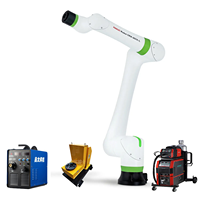 Robot collaboratif FANUC CRX à 6 axes, bras de cobot, charge utile de 5 à 30 kg, soudage, palettisation, machine d'entretien