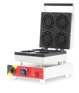 Gaufrier pour gaufrier personnalisé en forme de tournesol, 220v, appareil de cuisson/Four à pâtisserie, commerce, belgique, nouveau, OEM