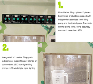 Distributeur de détergent liquide à pièces, distributeur de détergent à lessive liquide, machine distributrice de détergent, 70L*6 - Product Image 4