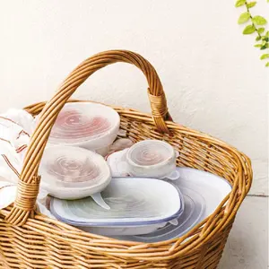 Food Grade Silicone Reusable Stretch Lids Food Covers