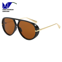Lunettes de soleil pilote OEM personnalisées taille 62-13-132, anti-éblouissement UV400 pour adultes unisexes, fabricant chinois