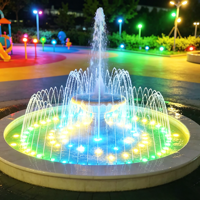 Solution de spectacle aquatique compacte avec laser synchronisé, musique et éclairage LED RGB pour parcs, lacs, piscines, hôtels, complexes hôteliers, villas et fontaines