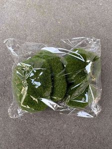 ミックスサイズ軽量セラミック製模擬モスストーン人工石ボールグリーン植物、家庭菜園植木鉢装飾用 - Product Image 3