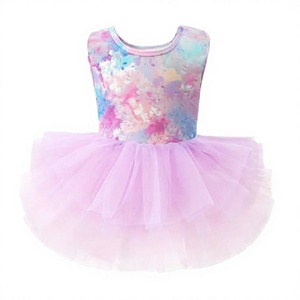 Tutù Colorato <span class=keywords><strong>per</strong></span> Bambine, Abito da Danza in Spandex/Poliestere <span class=keywords><strong>per</strong></span> Danza, Ginnastica e Balletto, 4-6 Anni - Product Image 2