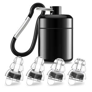 Tappi per Tunnel auricolari per la protezione dell'udito con Tapones musicali Oidos Noise Cancelling isolamento acustico in Silicone tappi per le orecchie da concerto - Product Image 1