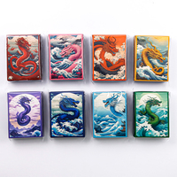 Pochettes pour cartes d'art classiques Montagnes et Mers, pochettes mates Penny pour la protection des cartes de jeu