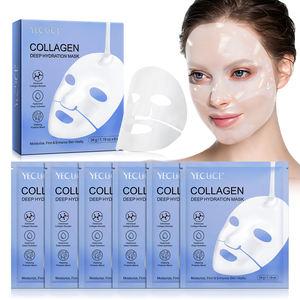 YECUCE Hochwertige 6er-Packung Kollagen-Gesichtsmasken aus Korea Tiefenreinigende Feuchtigkeitsspendende Hydrolysierte Kollagen-Gesichtsmaske - Product Image 1