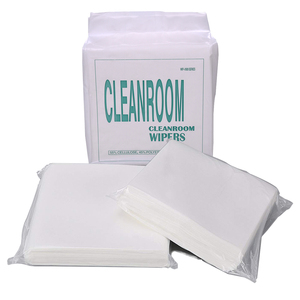 Clean Room Suppliers Non Woven Class 1000 Swwip 45% Polyester and 55% Cellulose Nonwoven Cleanroom Wipes - Product Image 1