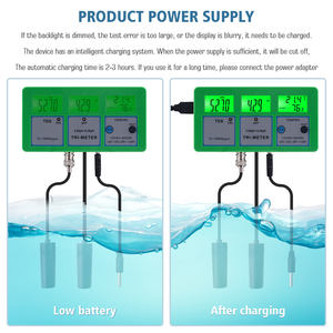 Medidor de <span class=keywords><strong>PH</strong></span> 4 en 1 Monitor de prueba de calidad del agua <span class=keywords><strong>PH</strong></span> TEMP TDS RH con electrodo para piscina, acuario, laboratorio, agua potable - Product Image 5