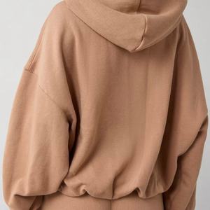 Ensemble sweat-shirt à capuche bouffant et pantalon de survêtement long à jambe large, personnalisé avec logo OEM, haute qualité, style OOTD - Product Image 4