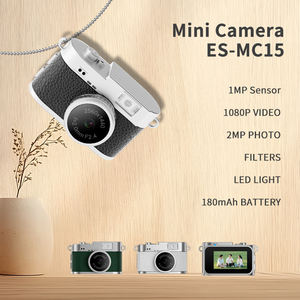 كاميرا رقمية صغيرة خفيفة الوزن قابلة للتخصيص مع سلسلة مفاتيح، كاميرا فيديو محمولة صغيرة بدقة 1080 بكسل، مسجل صور وفيديو بتصميم عتيق - Product Image 2