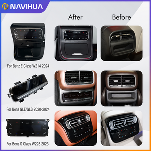 Navihua จอแสดงผล LCD ด้านหลังสำหรับติดรถยนต์, แผงควบคุมสภาพอากาศแผงควบคุมสภาพอากาศสำหรับ Mercedes Benz S Class W223 E Class W214 GLE - Product Image 6