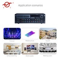 Amplificateur de mixage professionnel à commande à distance de 500 watts /USB/Echo pour l'audio domestique
