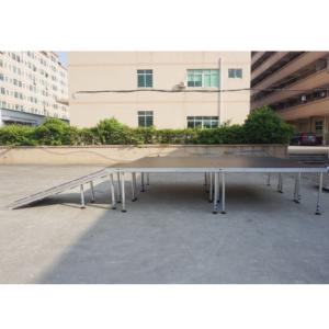 Escenario Portátil Moderno de Aluminio con Altura Ajustable y Certificación CE, Fácil de Montar para Fiestas, Conciertos y Eventos de Espectáculos - Product Image 3