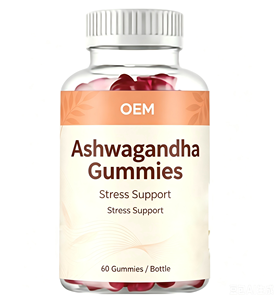Suplemento Herbal de Ashwagandha para el Estrés y el Estado de Ánimo, Gomitas de Ashwagandha de Alta Absorción - Product Image 1