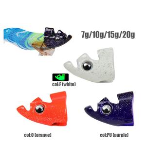 2 uds camarones de madera 7g/10g/15g/20g peso plomo Dd calamar Cabeza Prensado pesca calamar Jig cabeza de plomo para Tip Run Egi <span class=keywords><strong>Oh</strong></span> Tr - Product Image 1