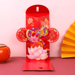 2024 Dragon Année Nouvel An Enveloppe Rouge Haut De Gamme Personnalisé Creative 3D Pull-Out <span class=keywords><strong>Mille</strong></span> Yuan Sac En Poly - Product Image 6
